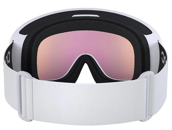 Горнолыжная маска POC Fovea Clarity Hydrogen White/Spektris Orange - Фото 3 большая