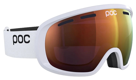 Горнолыжная маска POC Fovea Clarity Hydrogen White/Spektris Orange - Фото 4 большая