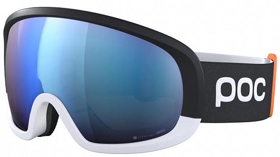 Горнолыжная маска POC Fovea Mid Clarity Comp Uranium Black/Hydrogen White/Spektris Blue - Фото 1 большая