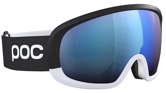 Горнолыжная маска POC Fovea Mid Clarity Comp Uranium Black/Hydrogen White/Spektris Blue - Фото 4 большая