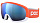 Горнолыжная маска POC Fovea Mid Clarity Comp Fluorescent Orange/Hydrogen White/Spektris Blue - Фото 1 малая