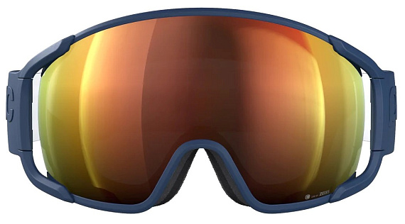 Горнолыжная маска POC Zonula Clarity Lead Blue/Spektris Orange - Фото 2 большая