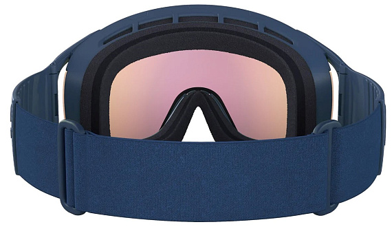 Горнолыжная маска POC Zonula Clarity Lead Blue/Spektris Orange - Фото 3 большая