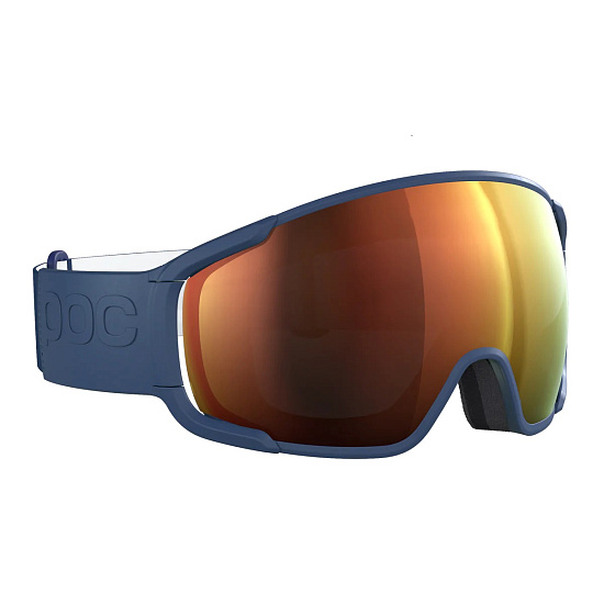 Горнолыжная маска POC Zonula Clarity Lead Blue/Spektris Orange - Фото 5 большая