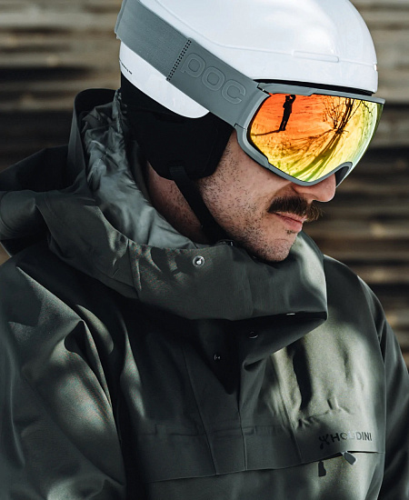 Горнолыжная маска POC Zonula Clarity Pegasi Grey/Spektris Orange - Фото 5 большая