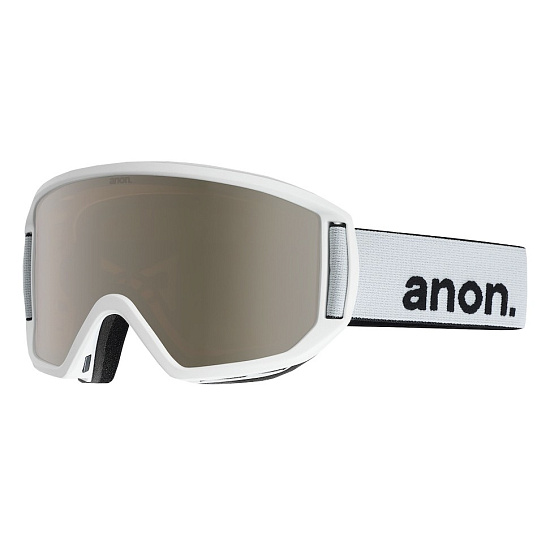Горнолыжная маска Anon Relapse White/Silver Amber + Amber - Фото 3 большая