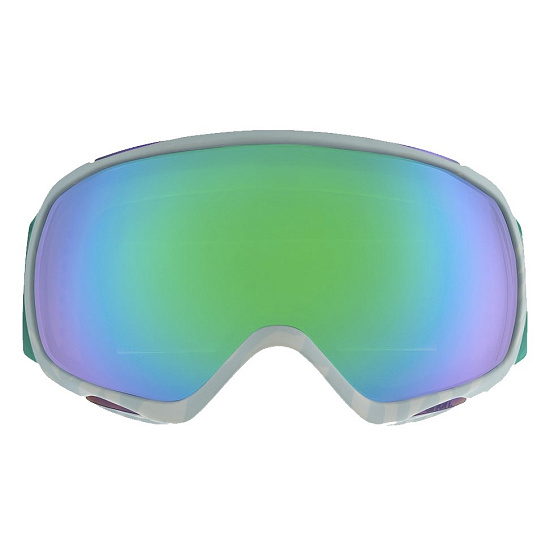Горнолыжная маска женская Anon Tempest MFI Empress White/ Green Solex - Фото 3 большая