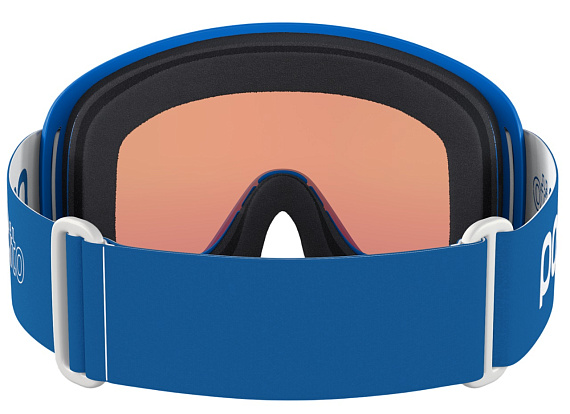 Горнолыжная маска детская POC POCito Opsin Fluorescent Blue/Partly Sunny Light Orange - Фото 4 большая