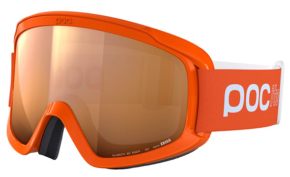Горнолыжная маска детская POC POCito Opsin Fluorescent Orange/Partly Sunny Light Orange - Фото 1 большая