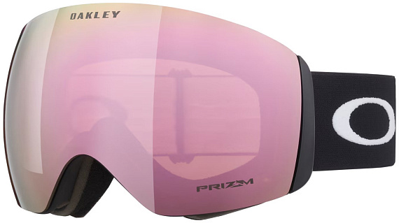 Горнолыжная маска Oakley Flight Deck L Matte Black/ Prizm Rose Gold Iridium - Фото 1 большая