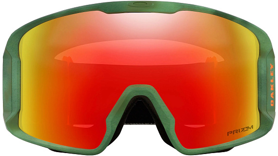 Горнолыжная маска Oakley Line Miner L Stale Sandbech Signature Dark Brush Fog/Prizm SnowTorchIridium - Фото 2 большая