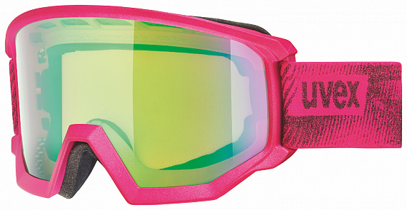 Горнолыжная маска Uvex Athletic CV Pink Mat - Фото 1 большая
