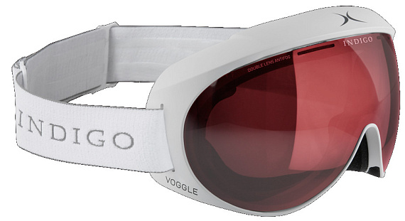 Горнолыжная маска Indigo Voggle Photochromatic Polarized White - Фото 2 большая