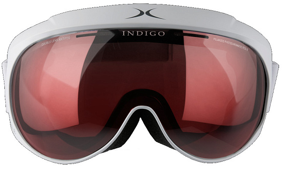 Горнолыжная маска Indigo Voggle Photochromatic Polarized White - Фото 3 большая