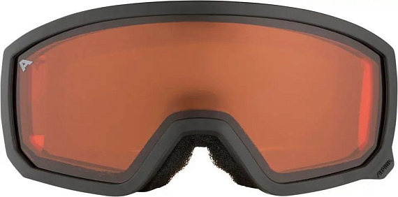 Горнолыжная маска детская Alpina Scarabeo Jr. Black Pink Matt/Orange - Фото 3 большая