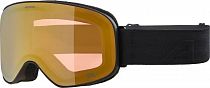 Горнолыжная маска Alpina Slope Qv Black Matt/Qv Gold