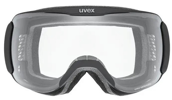 Горнолыжная маска Uvex Downhill 2100 VPX черный/дымчатый - Фото 2 большая