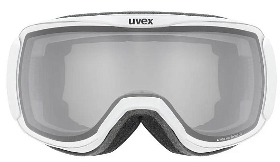 Горнолыжная маска Uvex Downhill 2100 VPX белый/серебряный - Фото 2 большая