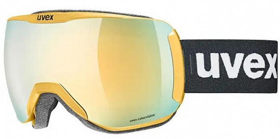 Горнолыжная маска Uvex Downhill 2100 CV жёлтый - Фото 1 большая