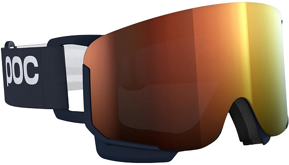 Горнолыжная маска POC Nexal Apatite Navy/Partly Sunny Orange - Фото 3 большая