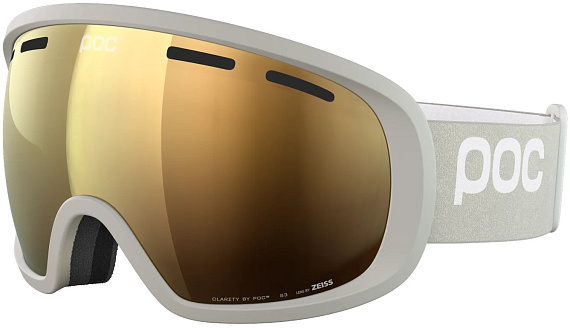 Горнолыжная маска POC Fovea Clarity Pow Jj Mineral Grey/Sunny Gold - Фото 1 большая
