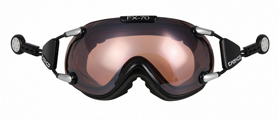 Горнолыжная маска Casco FX70 Vautron Black - Фото 1 большая
