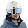 Горнолыжная маска Salomon Sense White Ice/Lolight L.Blue - Фото 5 малая