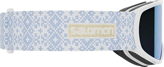 Горнолыжная маска Salomon Sense White Ice/Lolight L.Blue - Фото 4 большая
