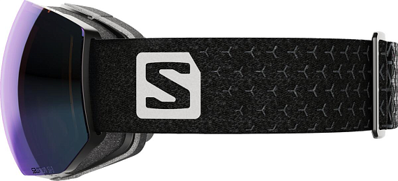 Горнолыжная маска Salomon Radium Pro Photo Bk/Aw Blue - Фото 2 большая