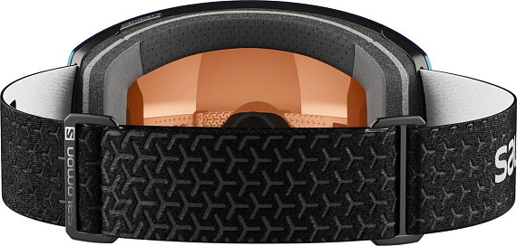 Горнолыжная маска Salomon Radium Pro Photo Bk/Aw Blue - Фото 3 большая