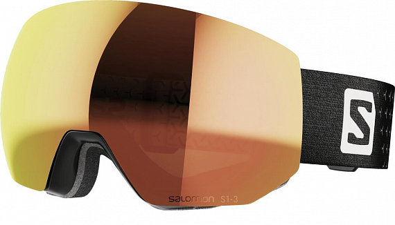 Горнолыжная маска Salomon Radium Pro Photo Bk/Aw Red - Фото 1 большая