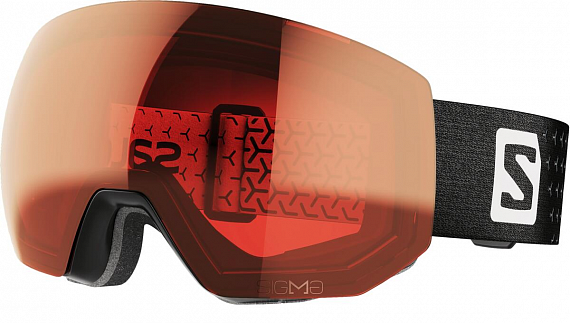 Горнолыжная маска Salomon Radium Pro Sigma Bk/Ap - Фото 1 большая
