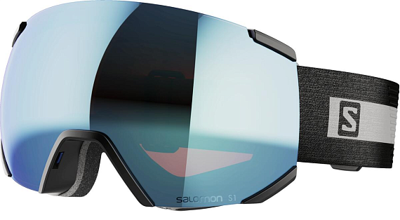 Горнолыжная маска Salomon Radium Ml Bk/Light Blue - Фото 5 большая