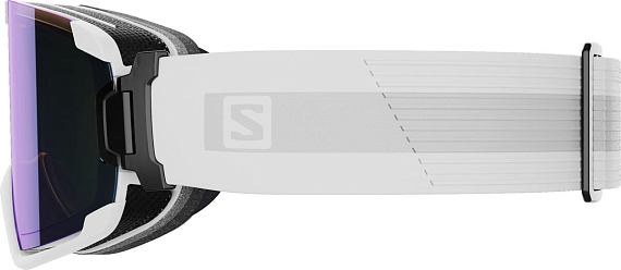 Горнолыжная маска Salomon Cosmic Photo White/Aw Blue - Фото 2 большая