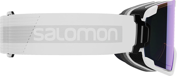 Горнолыжная маска Salomon Cosmic Photo White/Aw Blue - Фото 4 большая