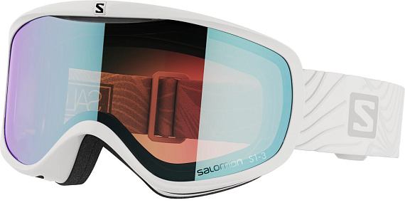 Горнолыжная маска Salomon Sense Photo Whi Montana/Aw Blu - Фото 5 большая