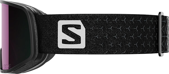 Горнолыжная маска Salomon Lo Fi Sigma Black/Univ Emerald - Фото 2 большая
