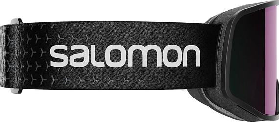 Горнолыжная маска Salomon Lo Fi Sigma Black/Univ Emerald - Фото 3 большая