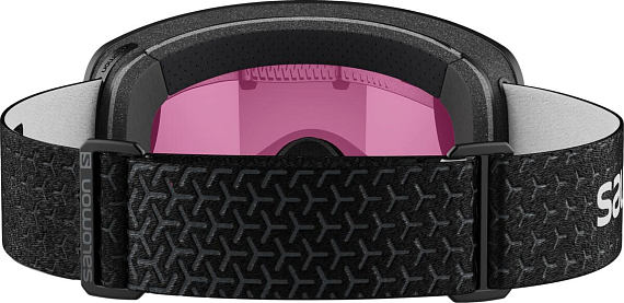 Горнолыжная маска Salomon Lo Fi Sigma Black/Univ Emerald - Фото 4 большая