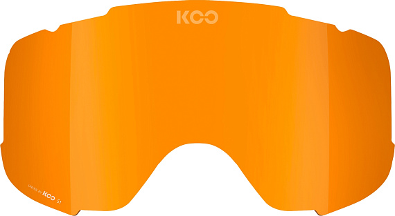 Горнолыжная маска KOO Energia Black L. Rose Gold Mirror - Фото 2 большая