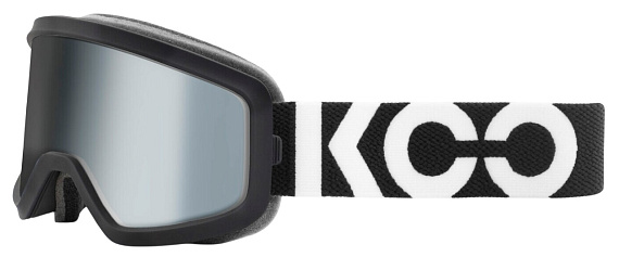 Горнолыжная маска KOO Eclipse Black L.Silver Mirror - Фото 1 большая