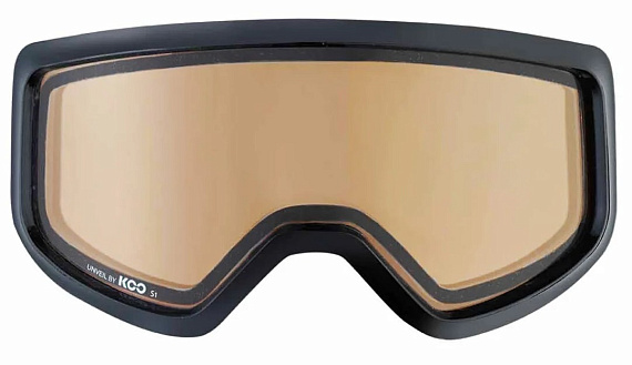 Горнолыжная маска KOO Eclipse Platinum Black L.Iridium Mirror - Фото 2 большая