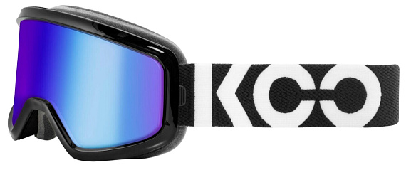 Горнолыжная маска KOO Eclipse Platinum Black L.Iridium Mirror - Фото 1 большая