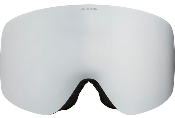 Горнолыжная маска Alpina Penken Michael Cina Black Matt/Black Mirror - Фото 2 большая