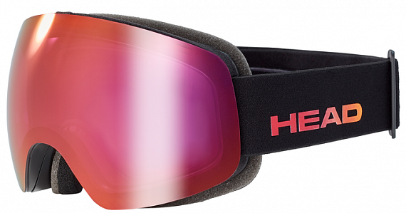 Горнолыжная маска Head Globe FMR + Sparelens Black/Fmr Red - Фото 1 большая