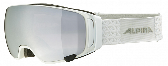 Горнолыжная маска Alpina Double Jack Mag Q-Lite White - Фото 1 большая