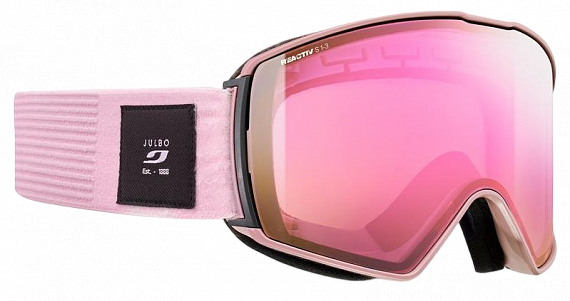 Горнолыжная маска Julbo Launcher Reactiv 1-3 High Contrast Light Pink - Фото 1 большая