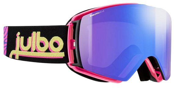 Горнолыжная маска Julbo Launcher Reactiv 1-3 High Contrast Pink/Black - Фото 2 большая