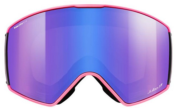 Горнолыжная маска Julbo Launcher Reactiv 1-3 High Contrast Pink/Black - Фото 3 большая