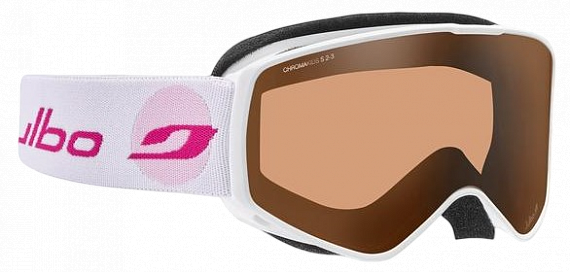 Горнолыжная маска детская Julbo Atome White/Pink - Фото 1 большая